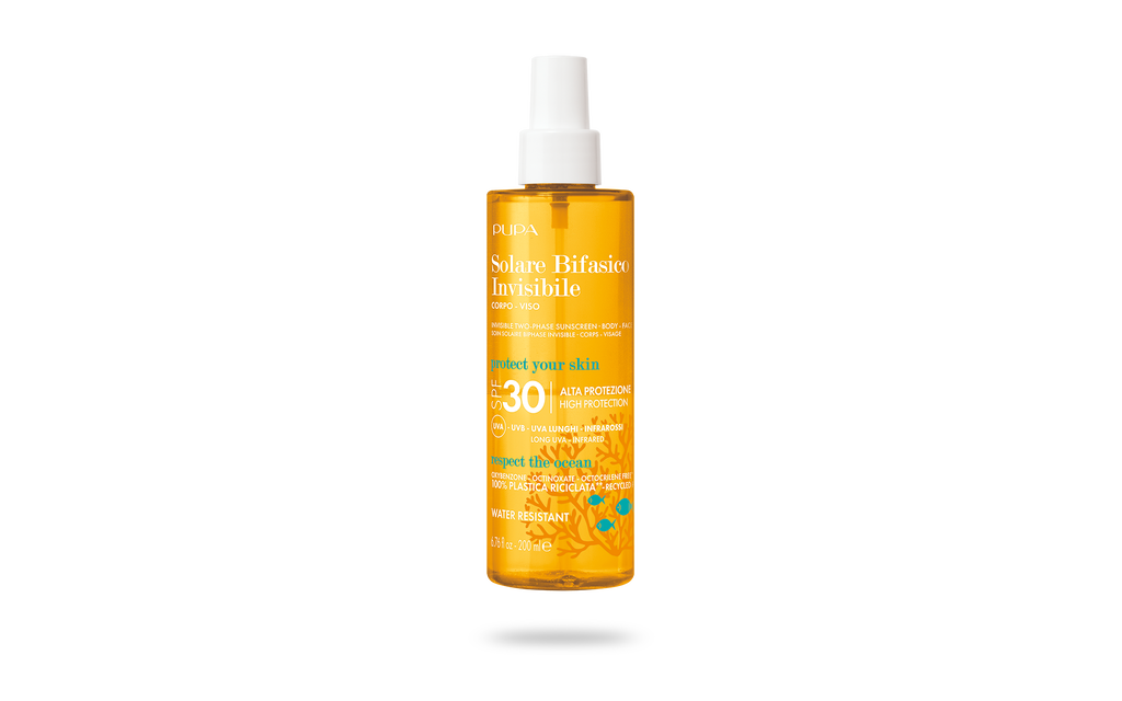 Sunscreen Invisible Two-Phase SPF 30 (200 ml) - PUPA Milano image number 0